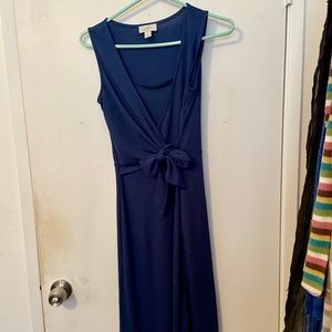 Loft Navy wrap type dress size 4